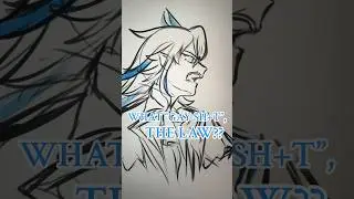 even i have no idea, neuvi #genshinimpact #genshin #neuvillette #wriothesley #foryou #anime #art