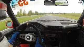 2nd Practice - BMW 318is Autodrom Most, Helmet Cam