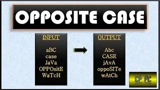 BlueJ | Convert to OPPOSITE case | Transistor World