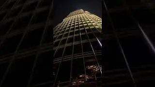 At the top of burj khalifa