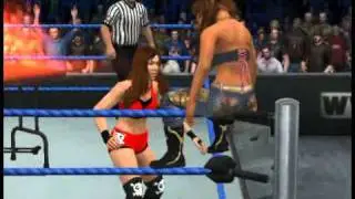 Hardcore Divas AJ Vs Mickie