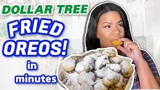 Dollar Tree FRIED OREOS 😋 BAKE WITH ME! Sensational Finds