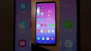 Samsung Note 9 auto rotate