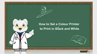 How to Set a Colour Printer to Print in Black and White