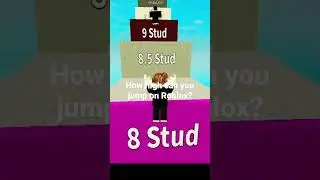 How high can you jump on Roblox?