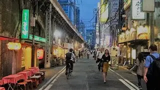 Shimbashi at Night. A walk around Tokyo's Shimbashi district at night.