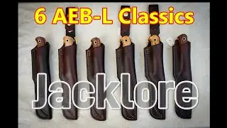 Jacklore Latest batch of 6 AEB L Stainless Classic Bushcraft knives