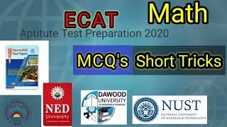 Short Tricks To Solve Entry Test MCQ's | Short Techniques | ECAT Preparation 2022 | nust entry test