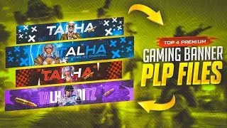 Top 4 Gaming Banner Plp File | Download Banner Plp File PUBG/BGMI | Banner Templates Plp 2023