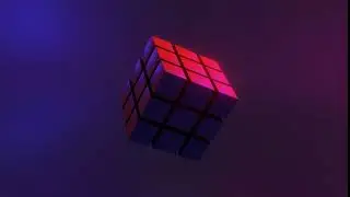 Rubik's Cube Animation Made In Blender 2.8 | Eevee | Shorts | Blender Creations