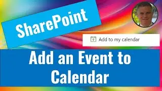 How to Add a SharePoint Event to Your Calendar in Outlook?