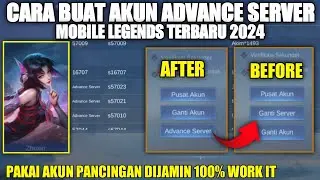 ADA 3 METODE!! CARA BUAT AKUN ADVANCE SERVER 2024 | CARA MASUK ADVANCE SERVER MOBILE LEGENDS TERBARU