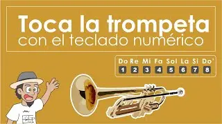 Toca la trompeta con el teclado numérico