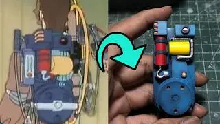 WIP masking tape technique l Ghostbuster Proton pack painting Part2