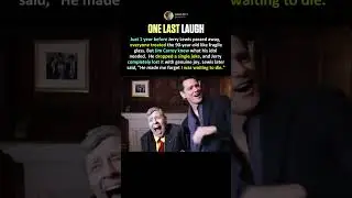 Jerry Lewis' Last Great Laugh