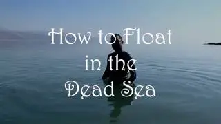 Floating in the Dead Sea