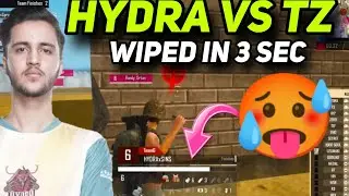 HYDRA 🐉 VS TZ | HYDRA WIPED OUT TZ IN 3 SEC 🥵 BGMI