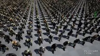 VAMP - Variants on HISM with Vertex Animation Textures, 10000 actors at max performance