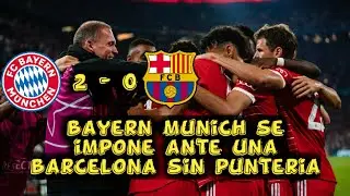 BAYERN MUNICH SE IMPONE ANTE UNA BARCELONA SIN PUNTERIA