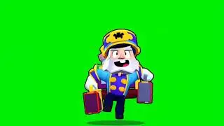 Bellhop Mike Green Screen For Brawl Stars