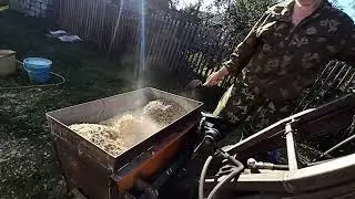 Стена в углярку из опилкобетона - бюджетный вариант ремонта