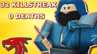 32 KILL STREAK NO DEATHS (ROBLOX ARSENAL)!!