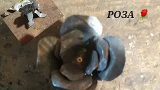 роза 🌹 из металла.