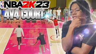 WE PULLED UP TO THE 4V4 COURT IN NBA 2K23 AND THIS HAPPENED...