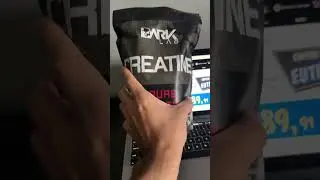 Pré Treino, Creatina e Beta Alanina Dark Lab #shorts #gym #bodybuilding #preworkout  #creatina