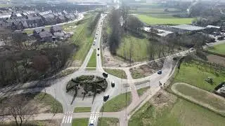 Dronebeelden Europaweg Doetinchem - Start Fase 1 verdubbeling Europaweg