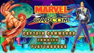 Marvel vs. Capcom EX - Captain Commando & Zangief【TAS】