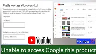 how to fix unable to access a google product
