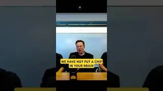 Elon Musk: We have not put a chip on your brain #elonmusk #shorts