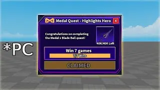 How to get New Free UGC Limited in Bladeball! (PC)