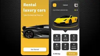 Car Renal App Ui/Ux Design With Html & Sass