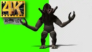 4K Monster - Green Screen (part 1)