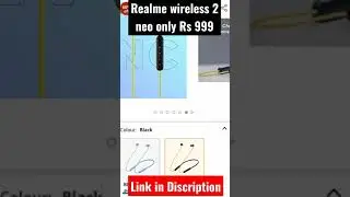 Realme Buds Wireless 2 Neo Earphones With Type c charging 