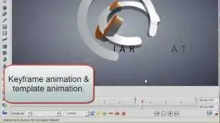 3D Logo Animation Design by Keyframe in Aurora 3D Animation Maker