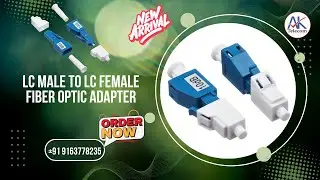 LC Male to LC Female Fiber Optic Adapter (LC FEMALE-LC MALE) II #ftth #opticalfiber #attenuator