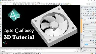 Helix & Sweep Command in Autocad (Autocad 2007 bangla tutorial)