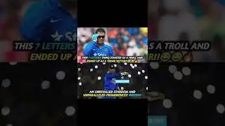 Dhoni the trend setter #thala #msd #trend #cricket