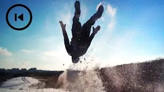 Reverse video of amazing moments in life
