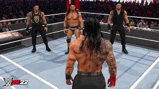 WWE 2K22 - Roman Reigns(2012) vs Roman Reigns(Shield) vs Roman Reigns (2016) vs Roman Reigns(2022)!