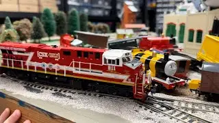 MTH HO Scale 911 Fire Train and Mavis