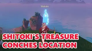 Conches location to find Shitoki's treasure Illusion of Tsurumi Island Genshin Impact 2.2