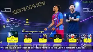 🆕 eFootball PES 2022 PPSSPP Latest Transfer 2022 Camera PS5 Real Face & Textures Best Graphics HD