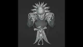 The Doll of Wizard #3d #blender #shorts