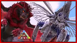 Fighting Bosses With The New Rhyniognatha - Ark Survival Evolved