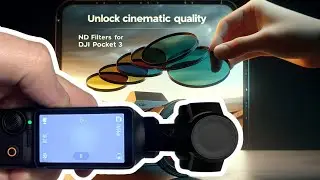 Pocket 3 ND filters - Skyreat nd and CPL filters ND8, ND16, ND32 ND64 ND256 & CPL