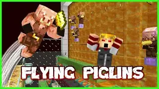 A Gold Farm, but the Piglins FLY | Tango Tek Inspired